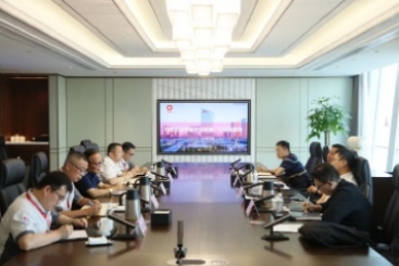 中国建材集团总经理李新华来中国富邦娱乐调研